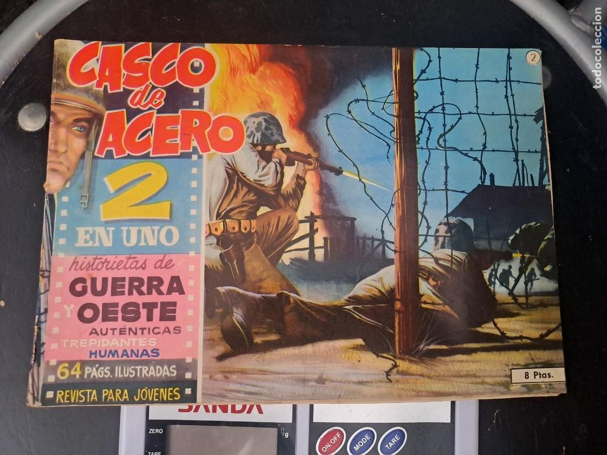 C&oacute;mics: Casco de acero 2 en uno 2, Manhattan en buen estado Bolsa DA