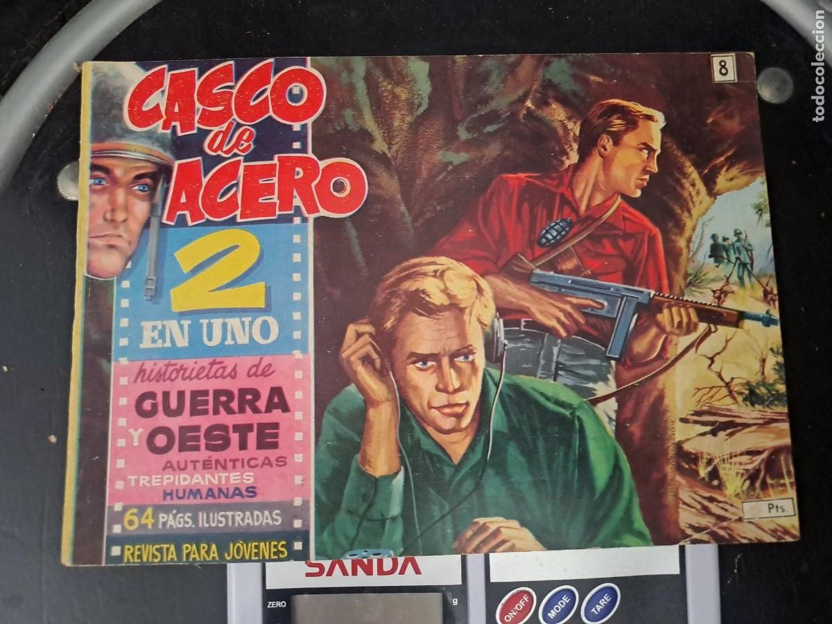 Comics: Casco de acero 2 en uno 8, Manhattan en buen estado Bolsa DA