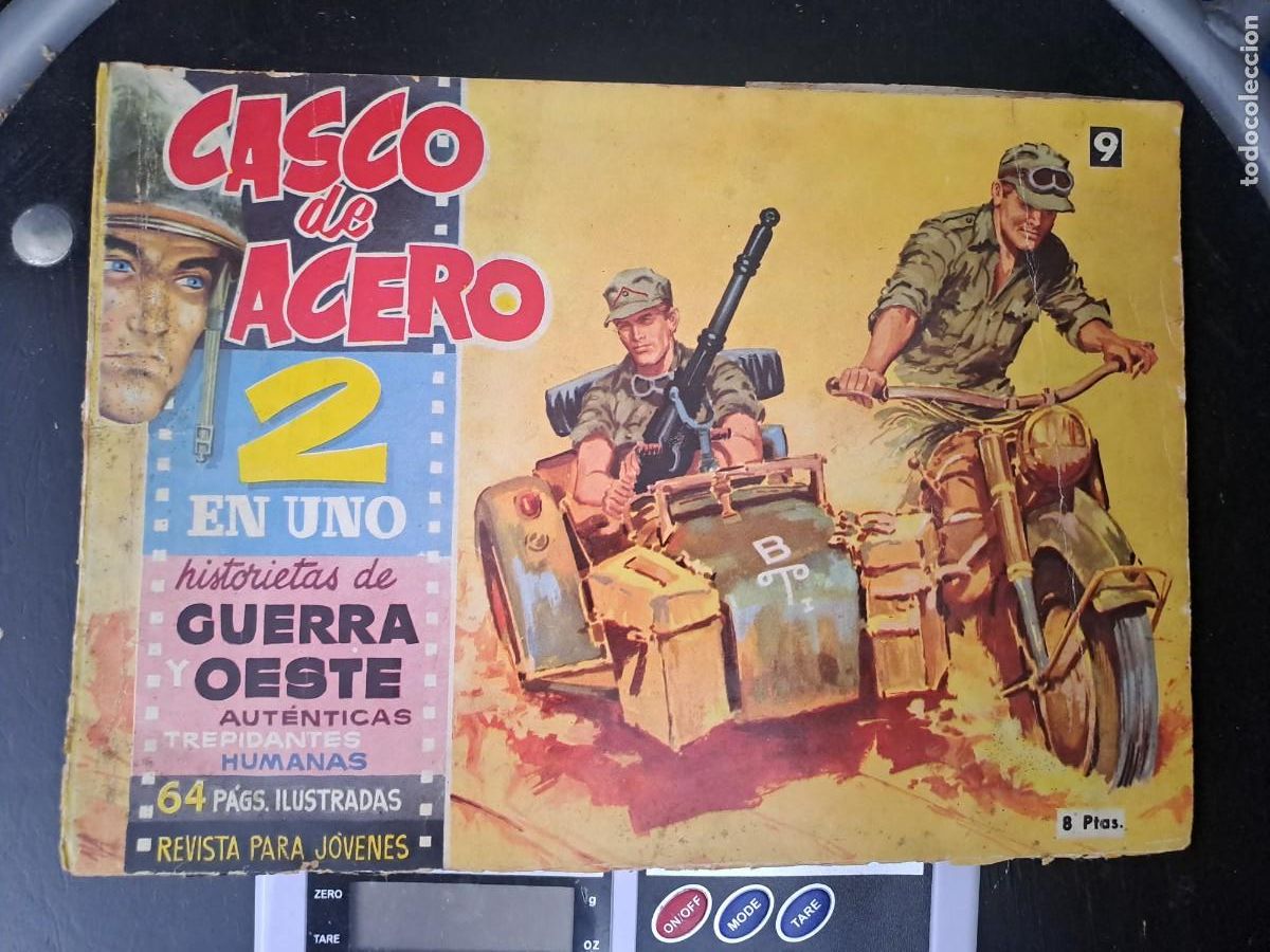 Comics: Casco de acero 2 en uno 9, Manhattan en buen estado Bolsa DA