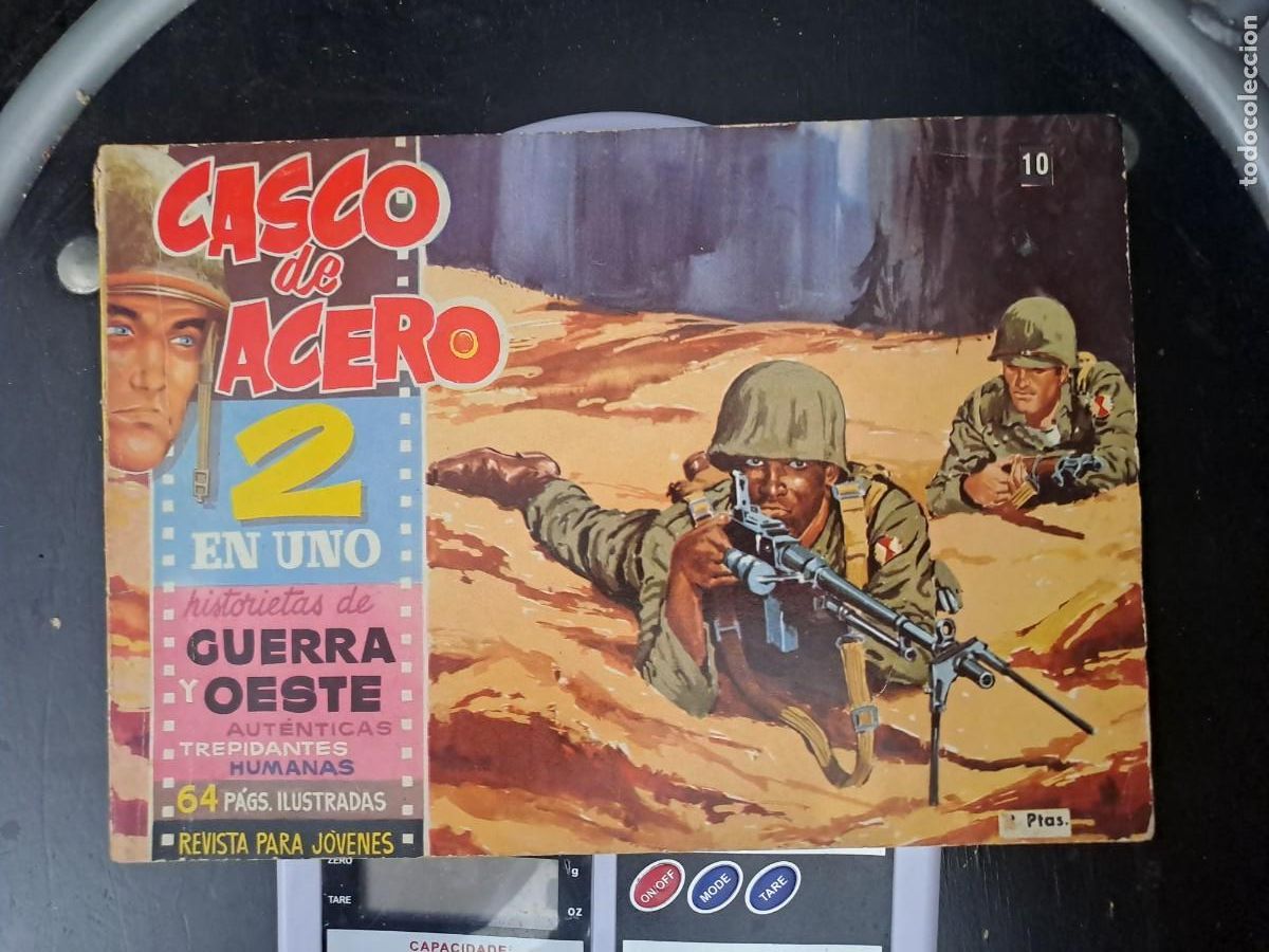 Comics: Casco de acero 2 en uno 10, Manhattan en buen estado Bolsa DA