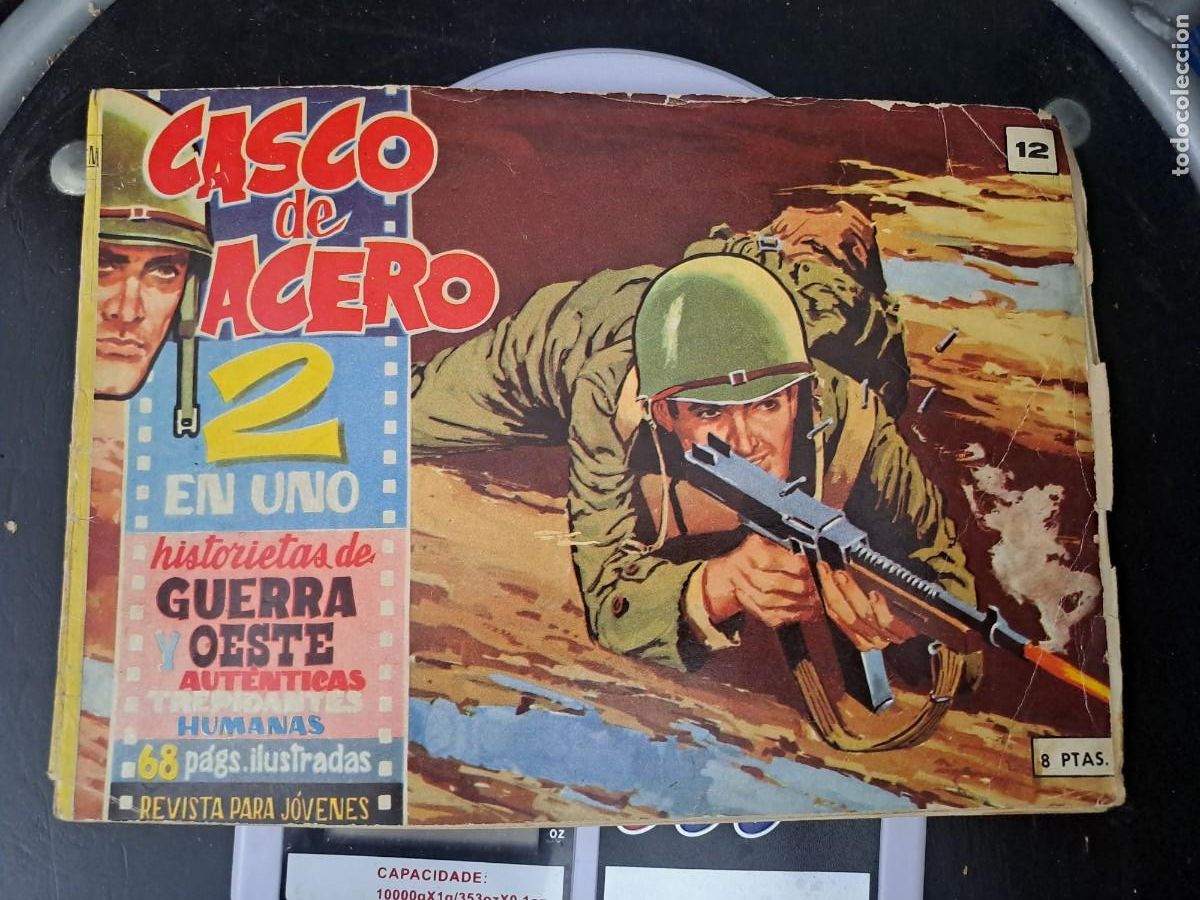 Comics: Casco de acero 2 en uno 12, Manhattan en buen estado Bolsa DA
