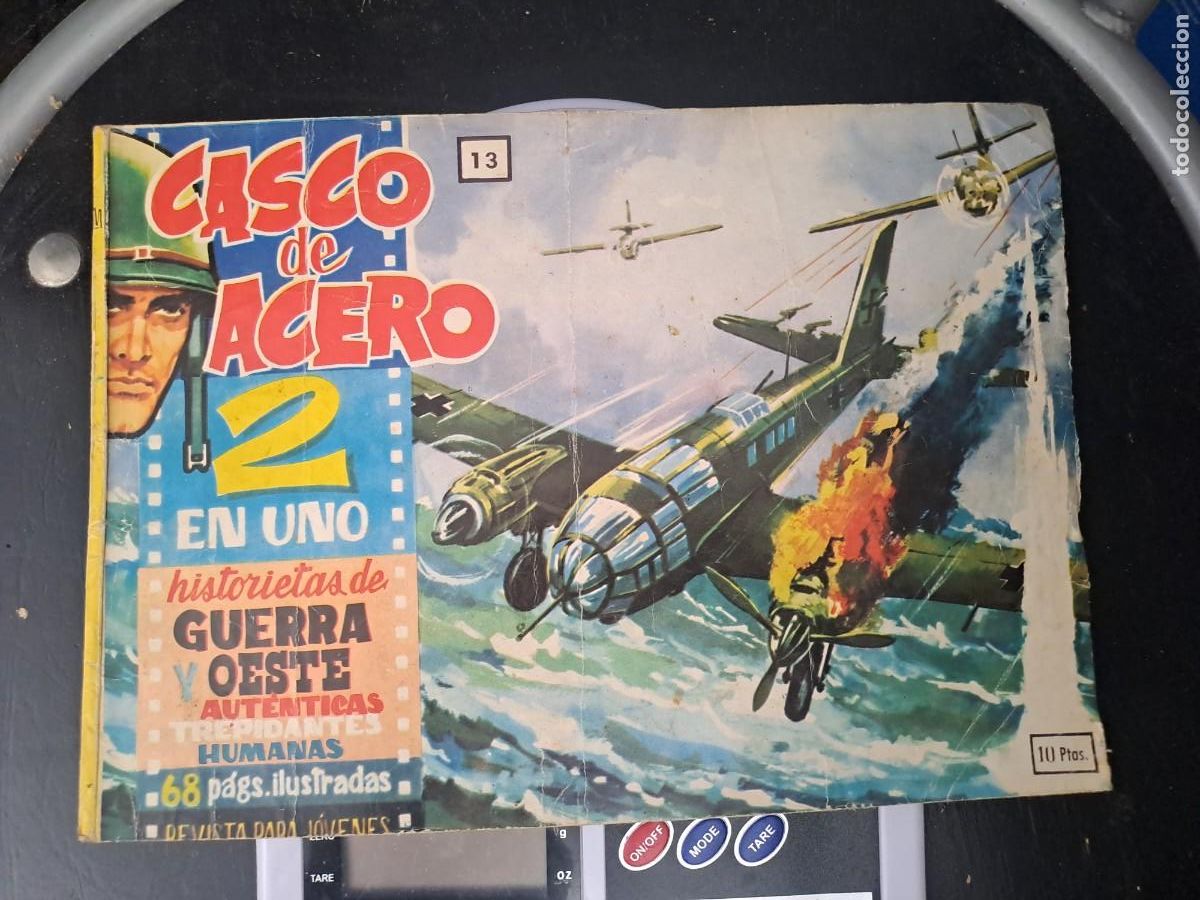 Comics: Casco de acero 2 en uno 13, Manhattan en buen estado Bolsa DA