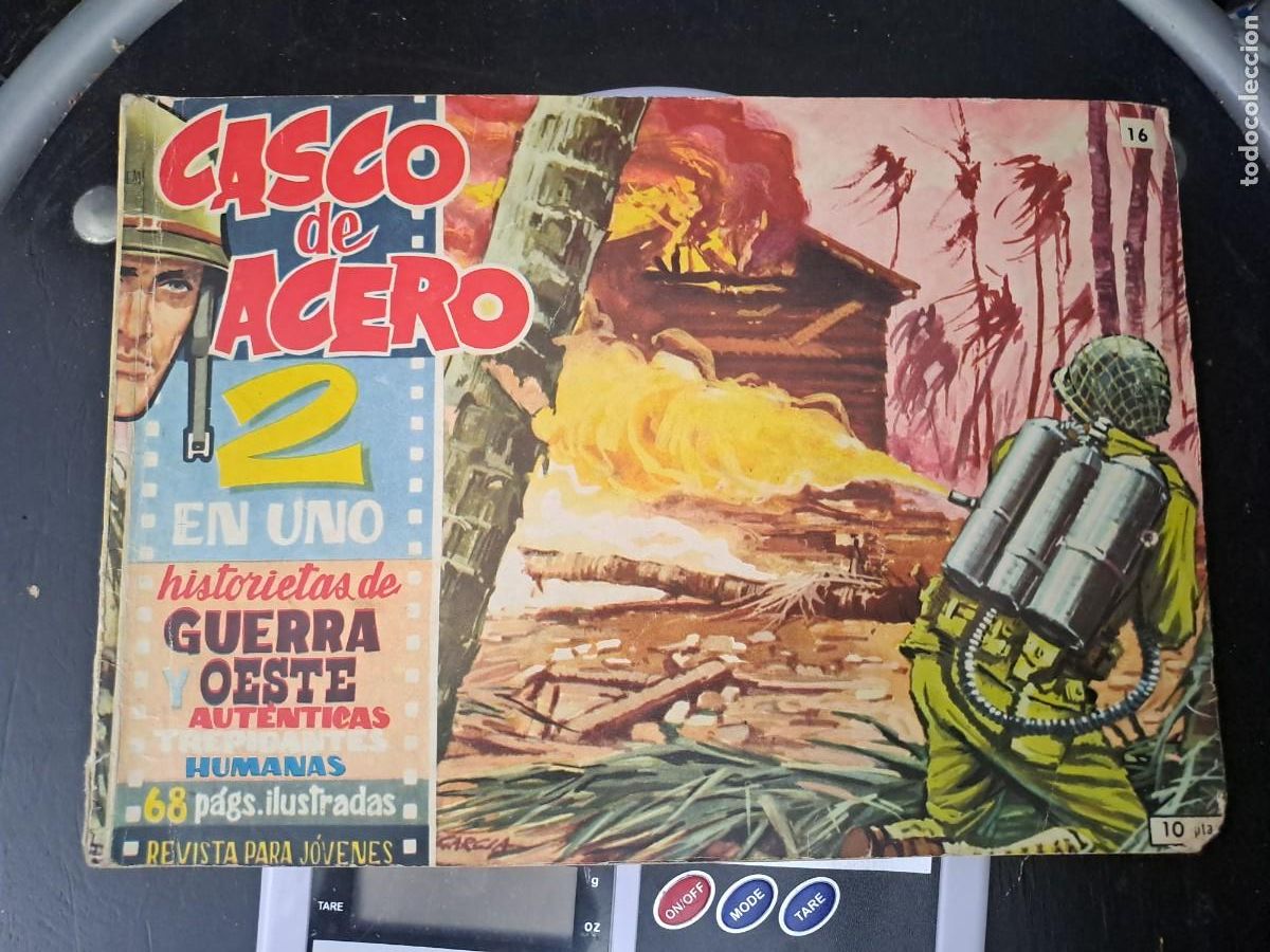Comics: Casco de acero 2 en uno 16, Manhattan en buen estado Bolsa DA