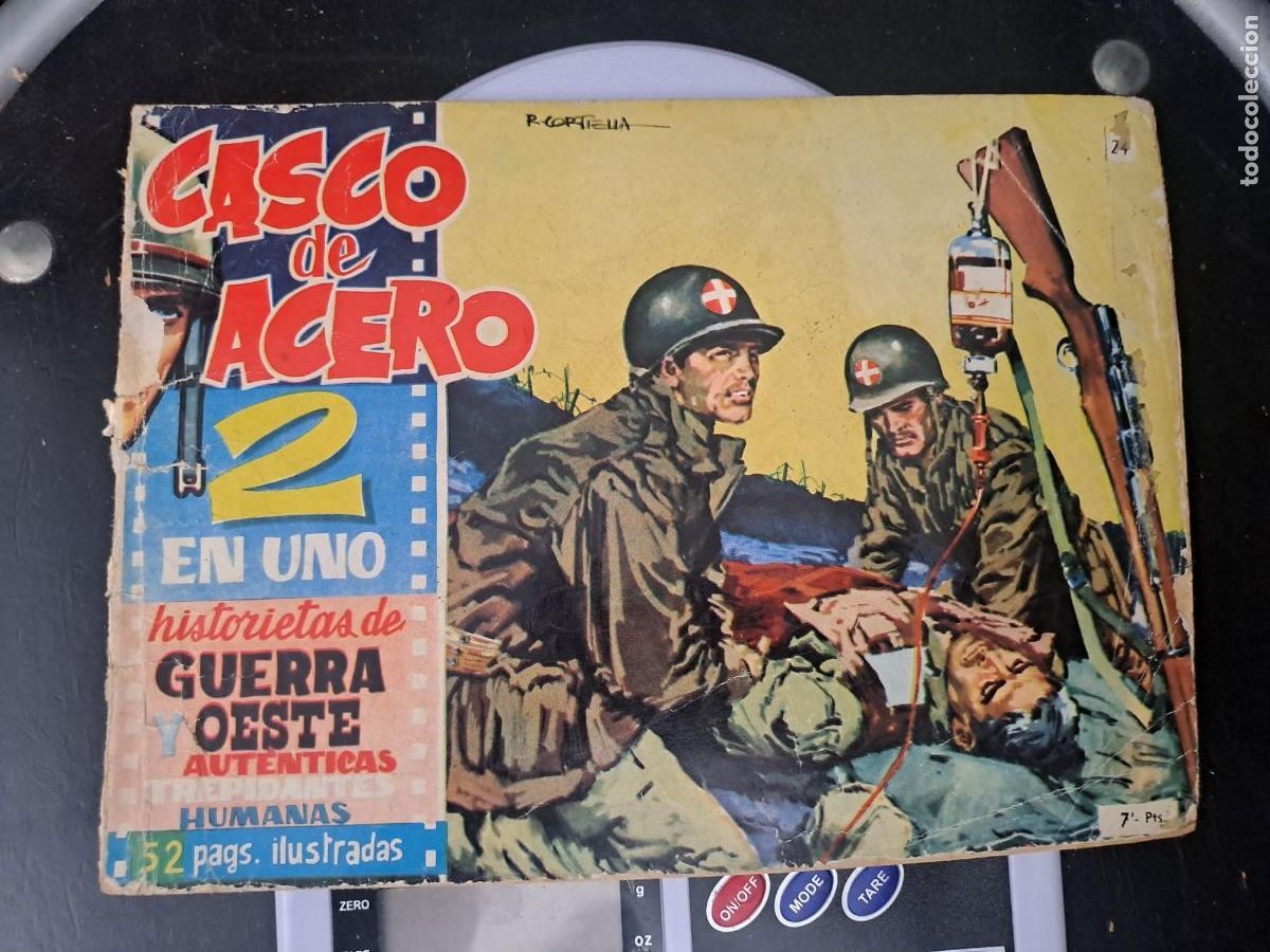 C&oacute;mics: Casco de acero 2 en uno 24, Manhattan en buen estado Bolsa DA
