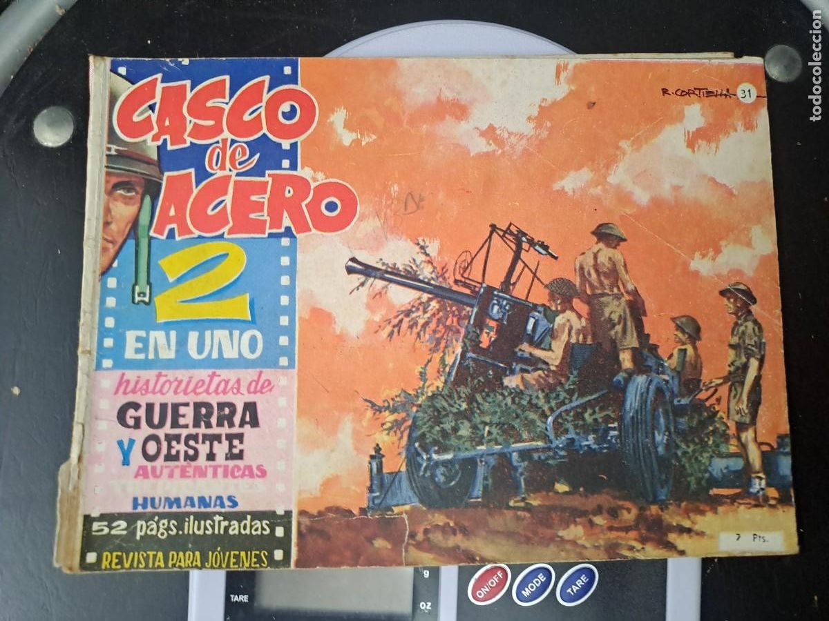 C&oacute;mics: Casco de acero 2 en uno 31, Manhattan en buen estado Bolsa DA
