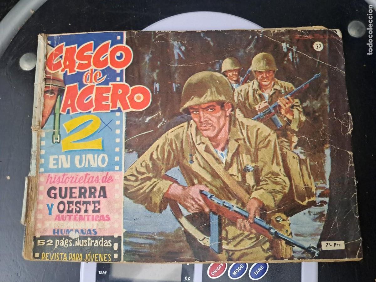 C&oacute;mics: Casco de acero 2 en uno 32, Manhattan en buen estado Bolsa DA