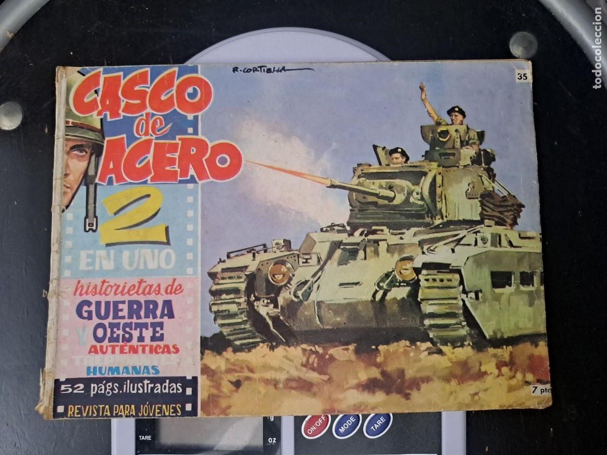 C&oacute;mics: Casco de acero 2 en uno 35, Manhattan en buen estado Bolsa DA