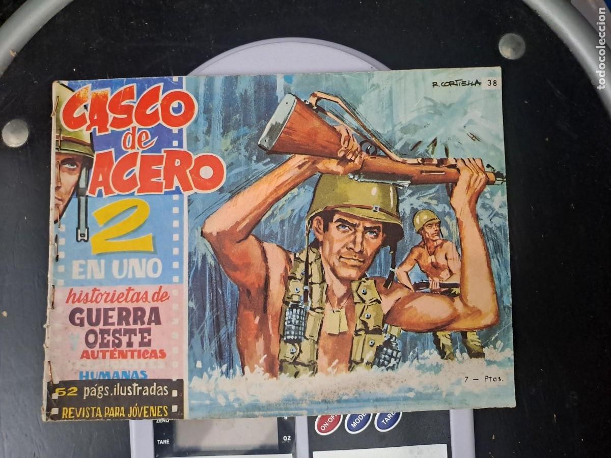 C&oacute;mics: Casco de acero 2 en uno 38, Manhattan en buen estado Bolsa DA