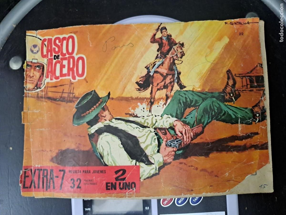 C&oacute;mics: Casco de acero extra 7, Manhattan en buen estado Bolsa DA