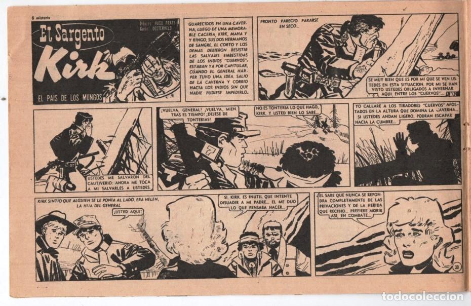 C&oacute;mics: 1955 MISTERIX # 355 SGTO. KIRK, EL PAIS DE LOS MUNGOS - PRATT OESTERHELD CAMPANI - FUERTE ARGENTINO