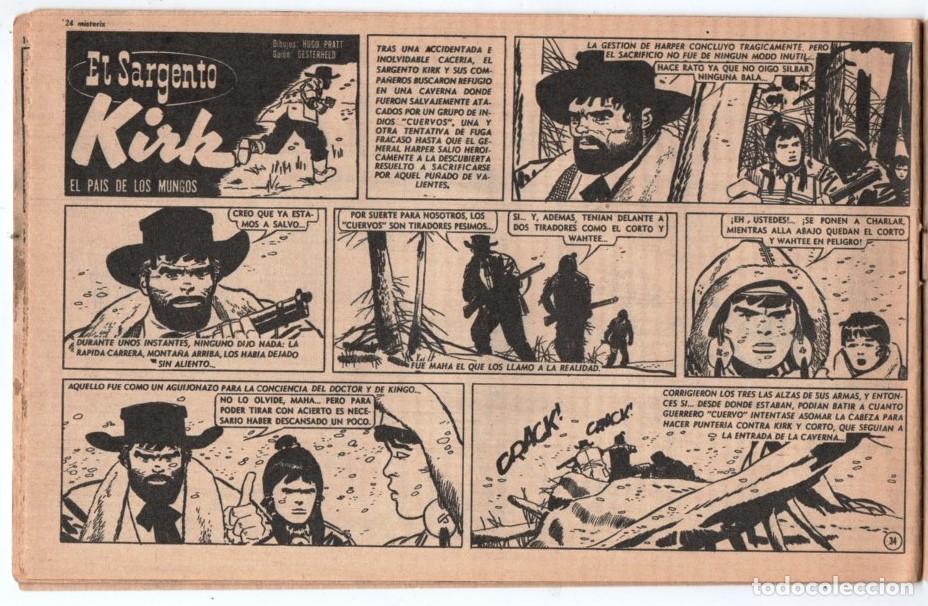 C&oacute;mics: 1955 MISTERIX # 356 SGTO. KIRK, EL PAIS DE LOS MUNGOS - PRATT OESTERHELD CAMPANI - FUERTE ARGENTINO
