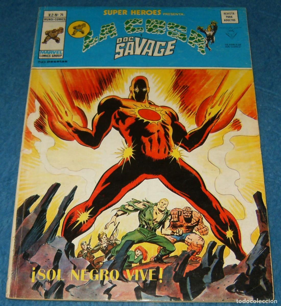 Comics : SUPER HEROES PRESENTA VOL.2 N&Uacute;MERO 74 . LA COSA Y DOC SAVAGE . VERTICE