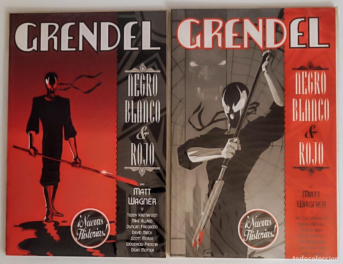 C&oacute;mics: Grendel: Negro, Blanco y Rojo (Libros 1 y 2) Colecci&oacute;n Completa - AlterComics 2001 (Mint) - Foto 1