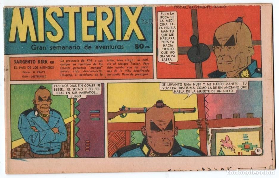 C&oacute;mics: 1955 MISTERIX # 365 KIRK, EL PAIS DE LOS MUNGOS - PRATT OESTERHELD SOLANO LOPEZ - FUERTE ARGENTINO