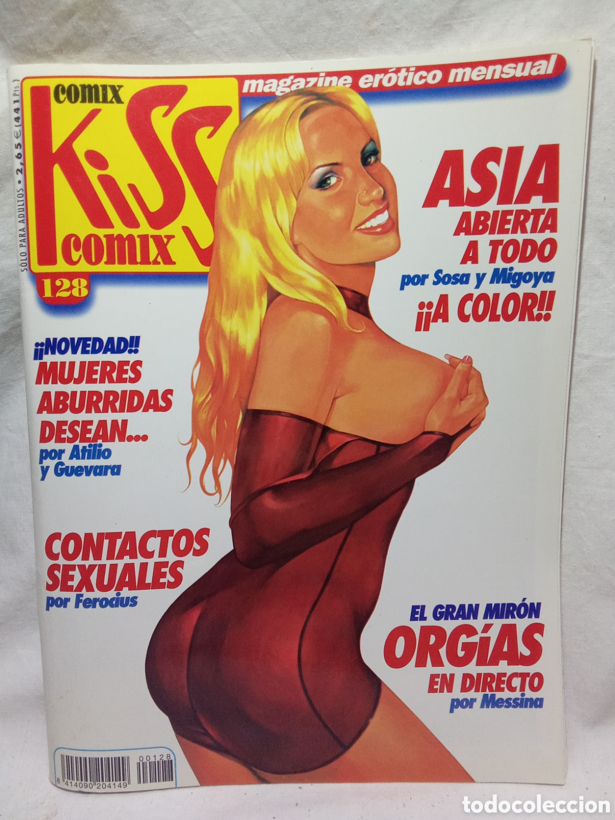C&oacute;mics: C&Oacute;MIC ER&Oacute;TICO KISS COMIX N&Uacute;MERO 128