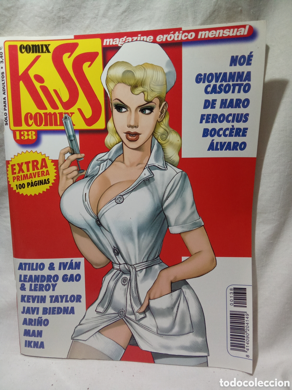 C&oacute;mics: C&Oacute;MIC ER&Oacute;TICO KISS COMIX N&Uacute;MERO 138