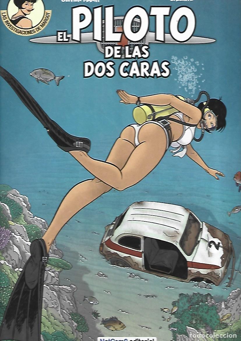 C&oacute;mics: Las investigaciones de Margot: el piloto de las dos caras, 2013, primera edici&oacute;n, muy buen estado