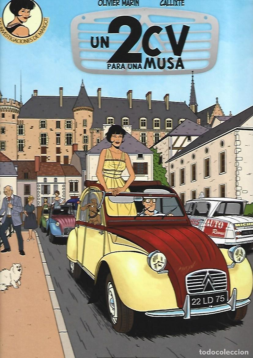 C&oacute;mics: Las investigaciones de Margot: un 2CV para una musa, 2012, Netcom2, primera edici&oacute;n, impecable