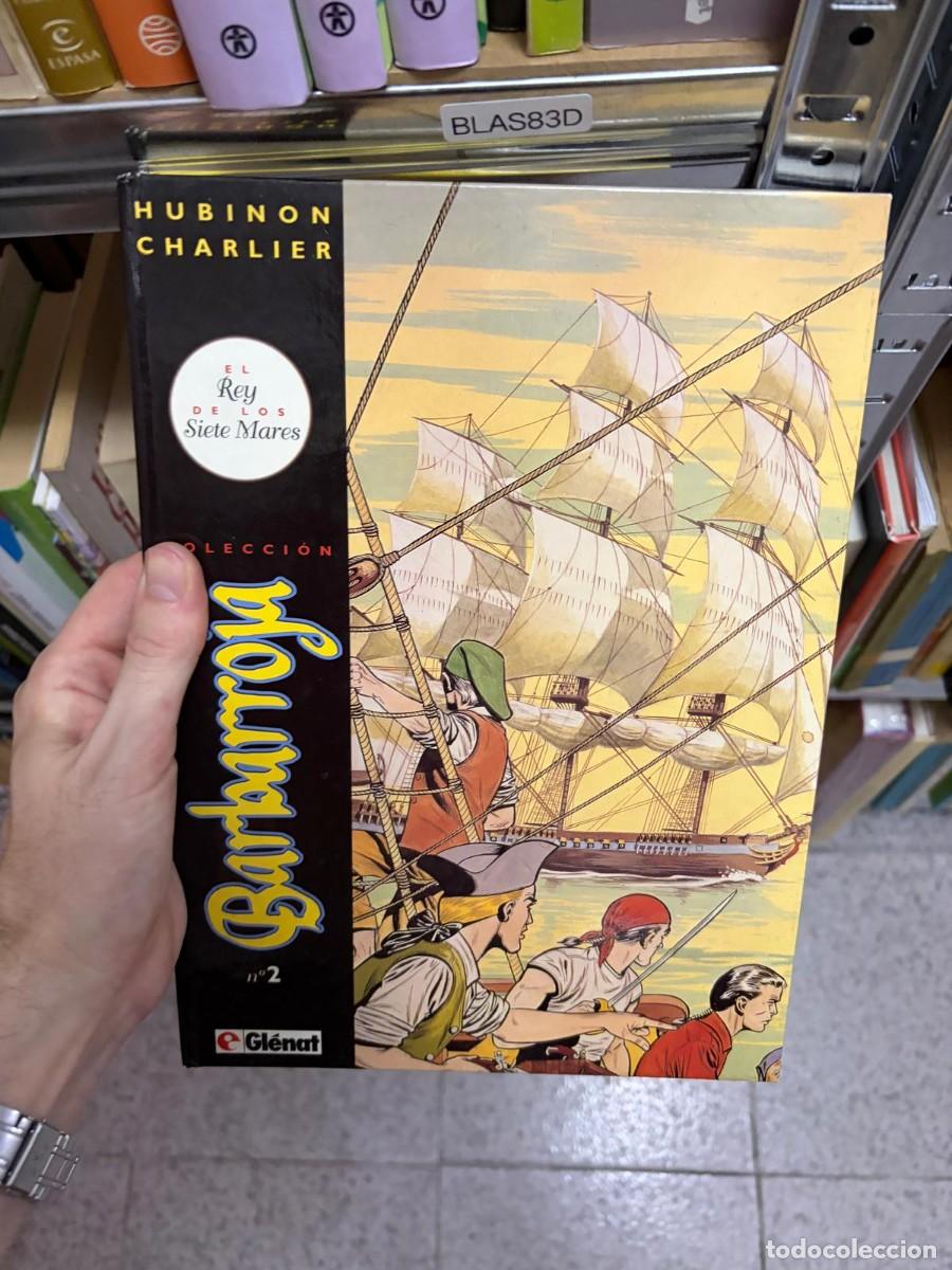 C&oacute;mics: BLAS83D El Rey de los Siete Mares. Colecci&oacute;n barbaroja n&ordm; 2 &ndash; Hubinon y Charlier &ndash; Gl&eacute;nat.