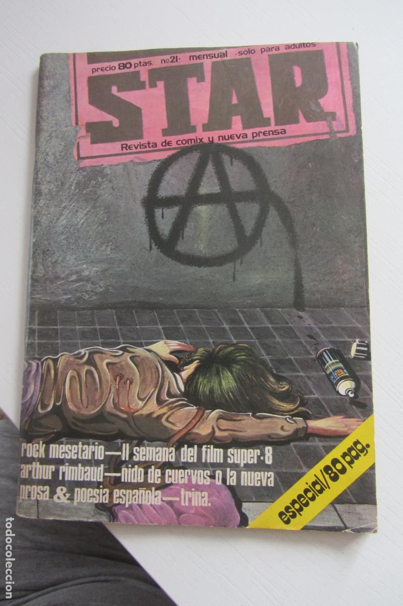 C&oacute;mics: REVISTA STAR N&ordm; 21 - UNDERGROUND, COMIC, COMIX, PRENSA MARGINAL, CONTRACULTURA, RIMBAUD, POES arx267