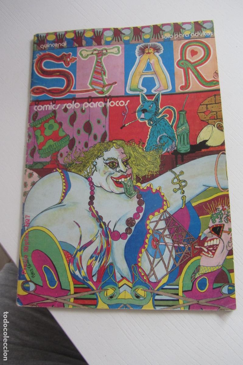 C&oacute;mics: REVISTA STAR N&ordm; 7 UNDERGROUND, COMIC, COMIX, PRENSA MARGINAL, CONTRACULTURA ROLLING arx267