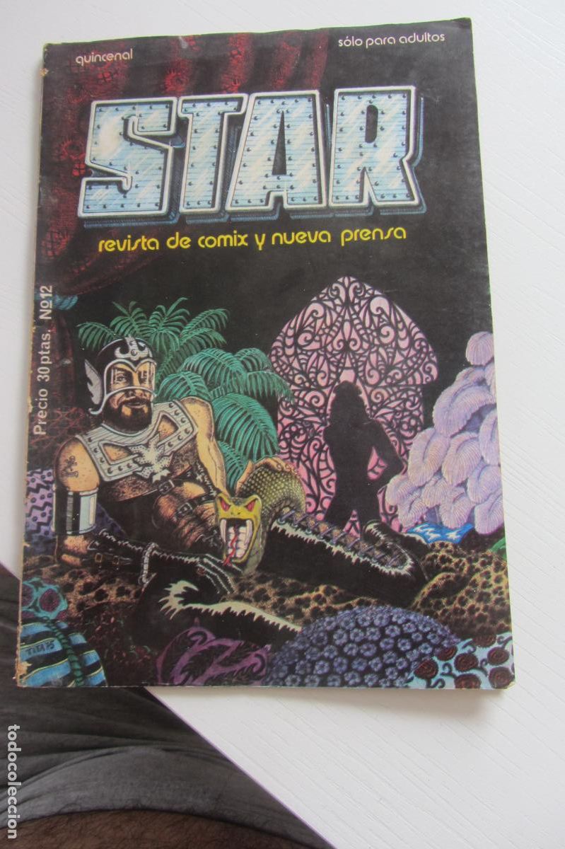 C&oacute;mics: REVISTA STAR N&ordm; 12 UNDERGROUND, COMIC, COMIX, PRENSA MARGINAL, PRODUCCIONES EDITORIALES 1974 arx270