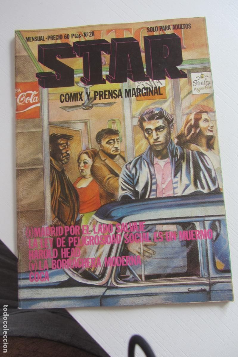 C&oacute;mics: REVISTA STAR N&ordm; 28 UNDERGROUND, COMIC, COMIX, PRENSA MARGINAL, PRODUCCIONES EDITORIALES 1974 arx270