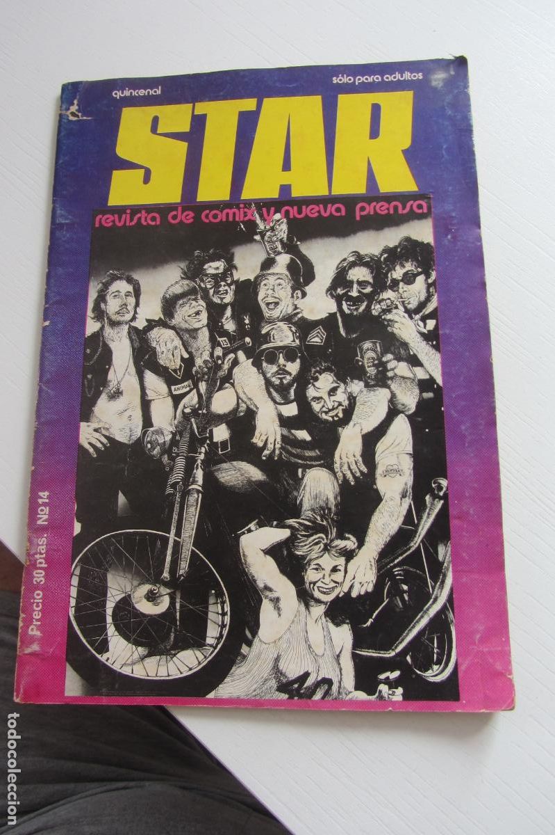 C&oacute;mics: STAR COMIX N&deg; 14 1975 EL HOTELANO, LUIS VIGIL COMIX, PRENSA MARGINAL PRODUCCIONES EDITORIALES arx270