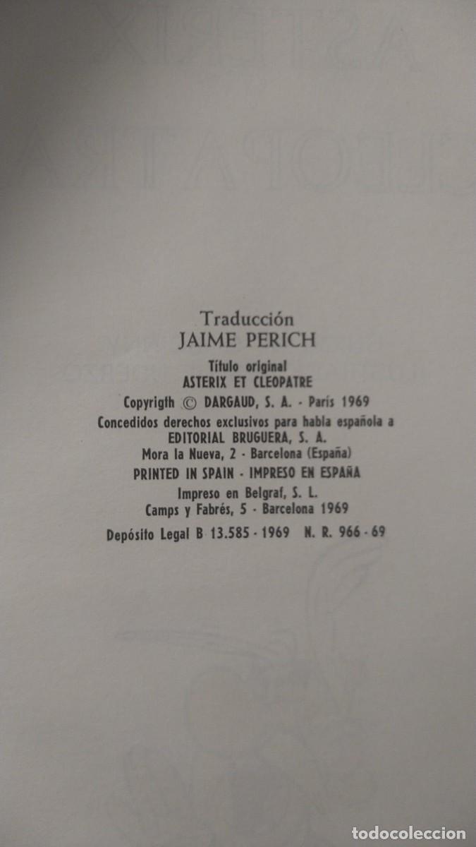 C&oacute;mics: ASTERIX Y CLEOPATRA (PRIMERA EDICI&Oacute;N 1969) - Foto 4