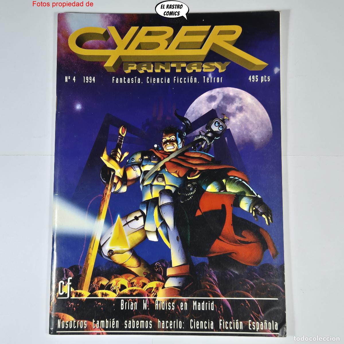 C&oacute;mics: Cyber Fantasy n&ordm; 4, fanzine, fantasia, ciencia ficci&oacute;n, terror, 1994, relatos, cine, ilustraci&oacute;n, 6A