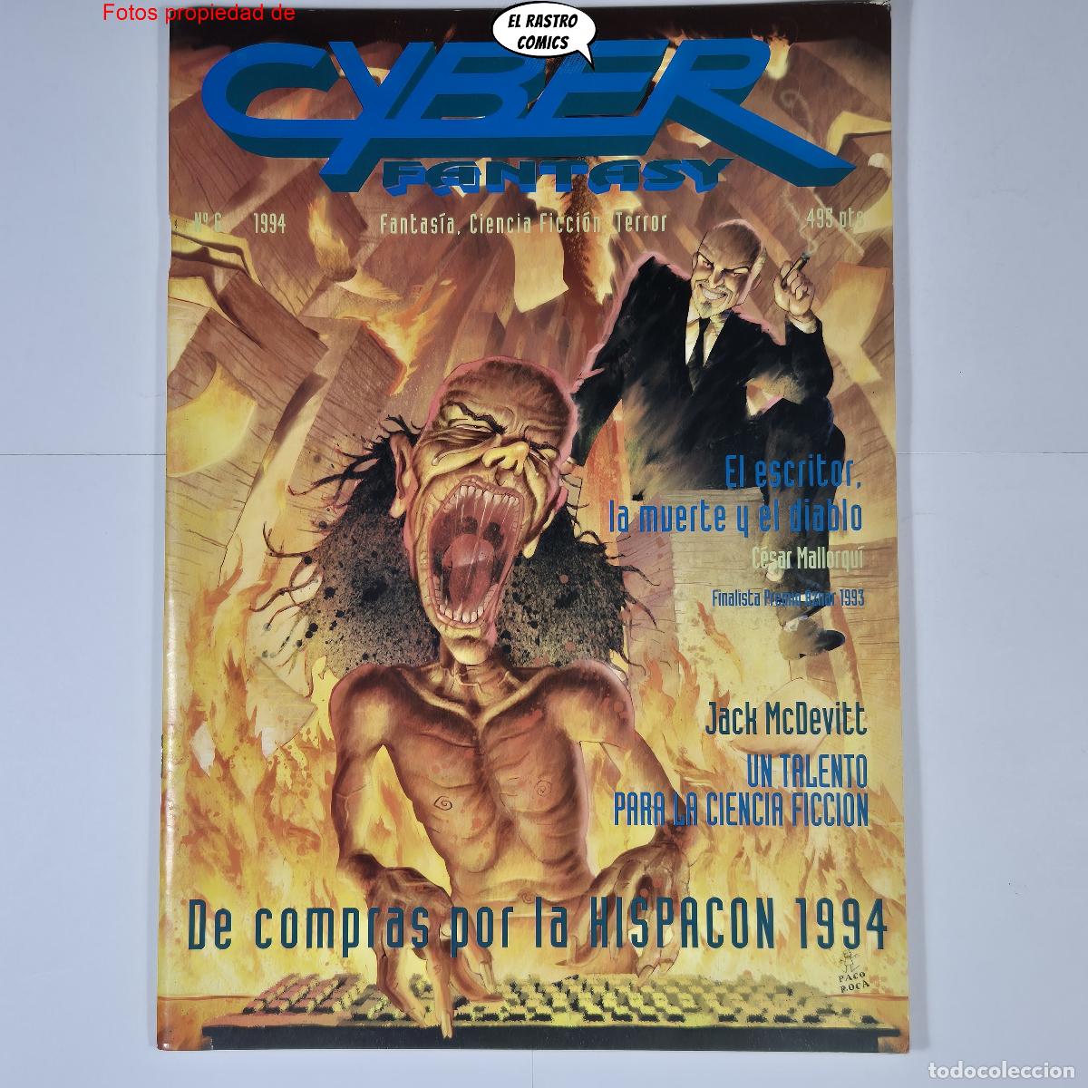 C&oacute;mics: Cyber Fantasy n&ordm; 6, fanzine, fantasia, ciencia ficci&oacute;n, terror, 1994, relatos, cine, ilustraci&oacute;n, 6A