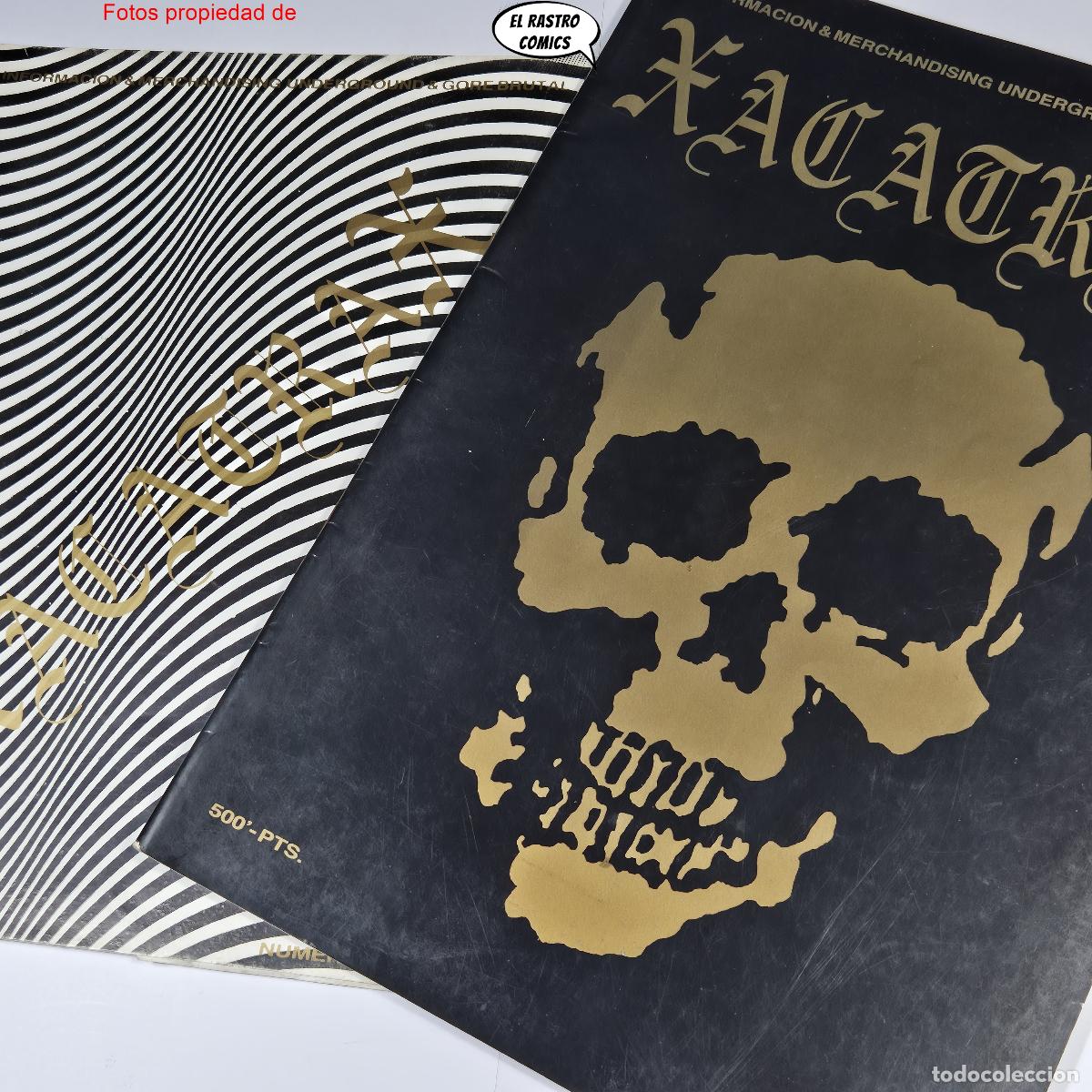 C&oacute;mics: Xacatrax n&ordm; 0 y 1, Colecci&oacute;n completa, fanzine, gore, fantasia, ciencia ficci&oacute;n, terror, cine 6A