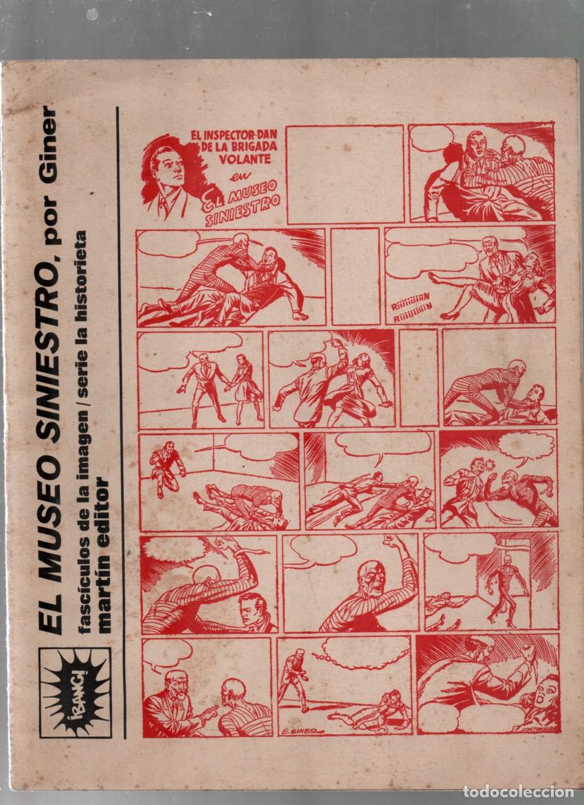 C&oacute;mics: EL MUSEO SINIESTRO. EUGENIO GINER. MARTIN, EDITOR, 1974. EL INSPECTOR DAN....