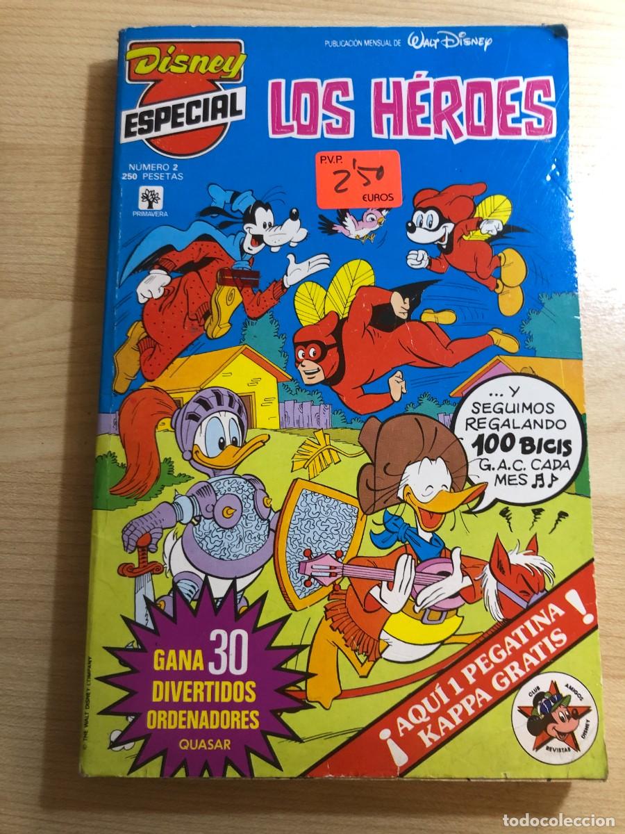 C&oacute;mics: Disney Especial Los Heroes Numero 2 Editorial Primavera 1989 Walt Disney Company Espa&ntilde;a