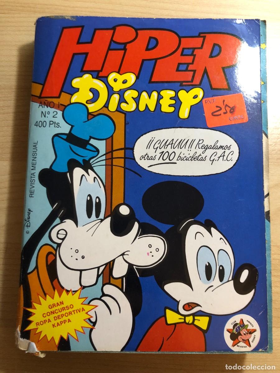 C&oacute;mics: Hiper Disney Numero 2 Editorial Primavera 1989 Walt Disney Company Espa&ntilde;a