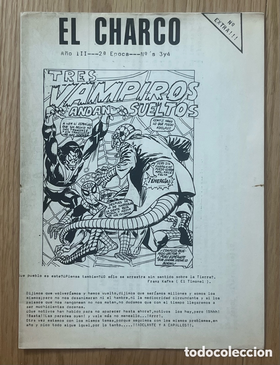 C&oacute;mics: REVISTA FANZINE: EL CHARCO - A&Ntilde;O III 2&ordf; EPOCA N&ordm;s 3 y 4 - el delta del llobregat - N&ordm; EXTRA