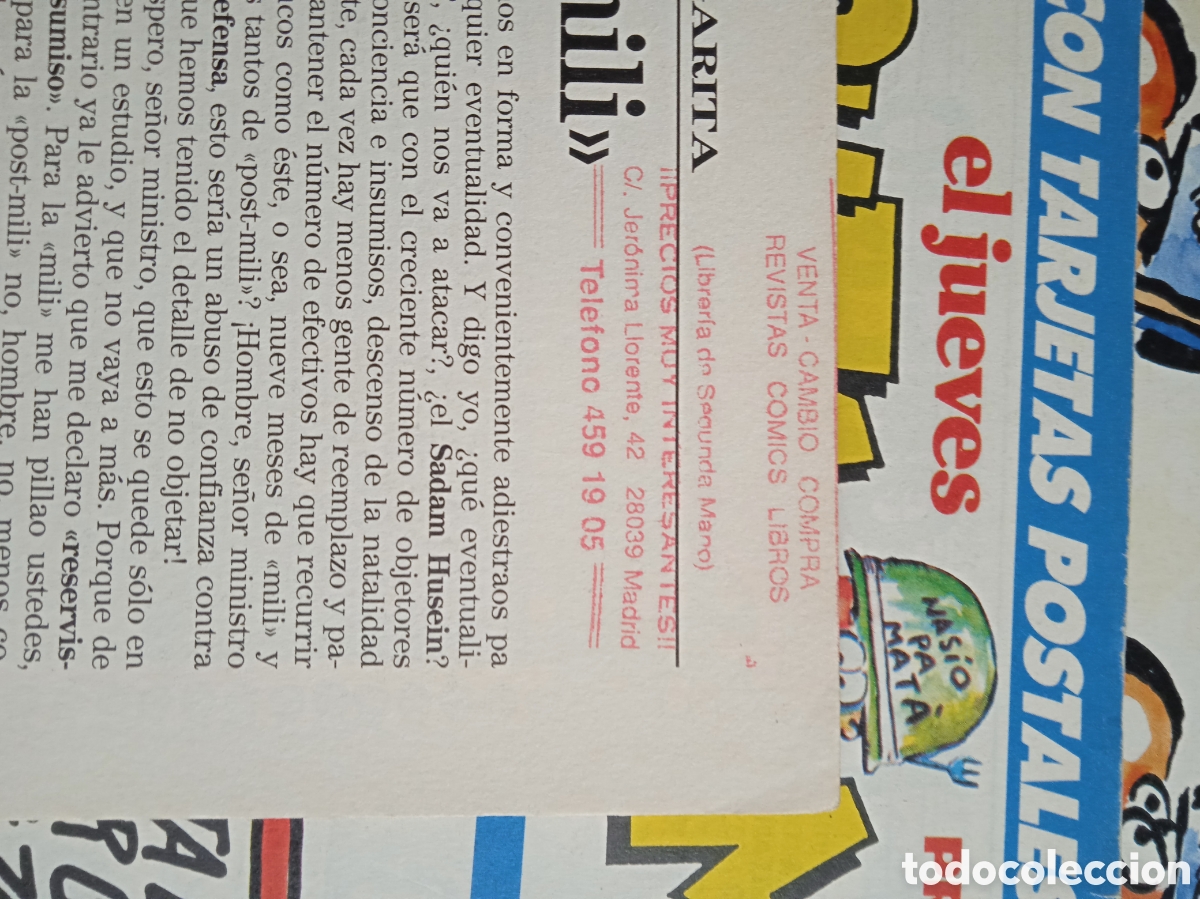 C&oacute;mics: PUTA MILI - LOTE DE 27 EJEMPLARES -ED. EL JUEVES - Foto 3