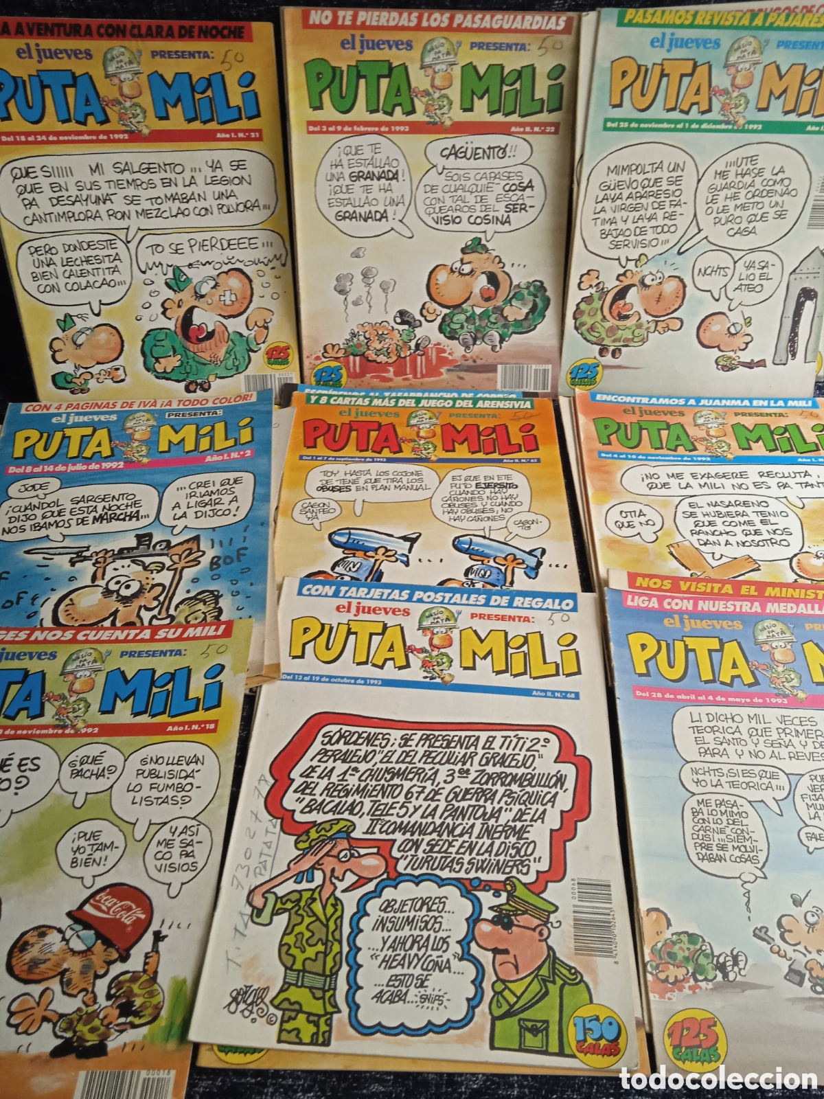 C&oacute;mics: PUTA MILI - LOTE DE 27 EJEMPLARES -ED. EL JUEVES
