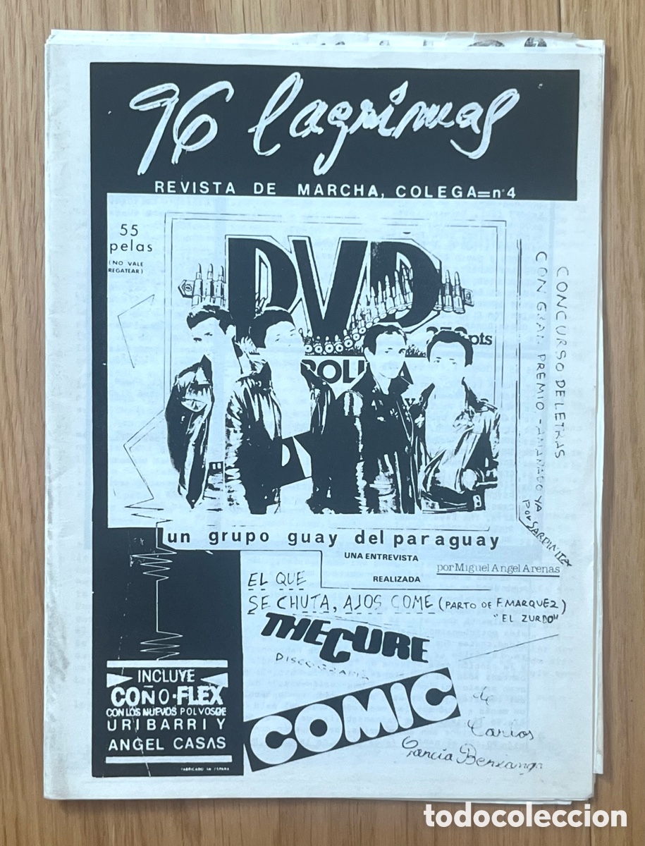 C&oacute;mics: REVISTA FANZINE: 96 LAGRIMAS, N&ordm;4 - THE CURE - DIANA ROSS AND THE SUPREMES