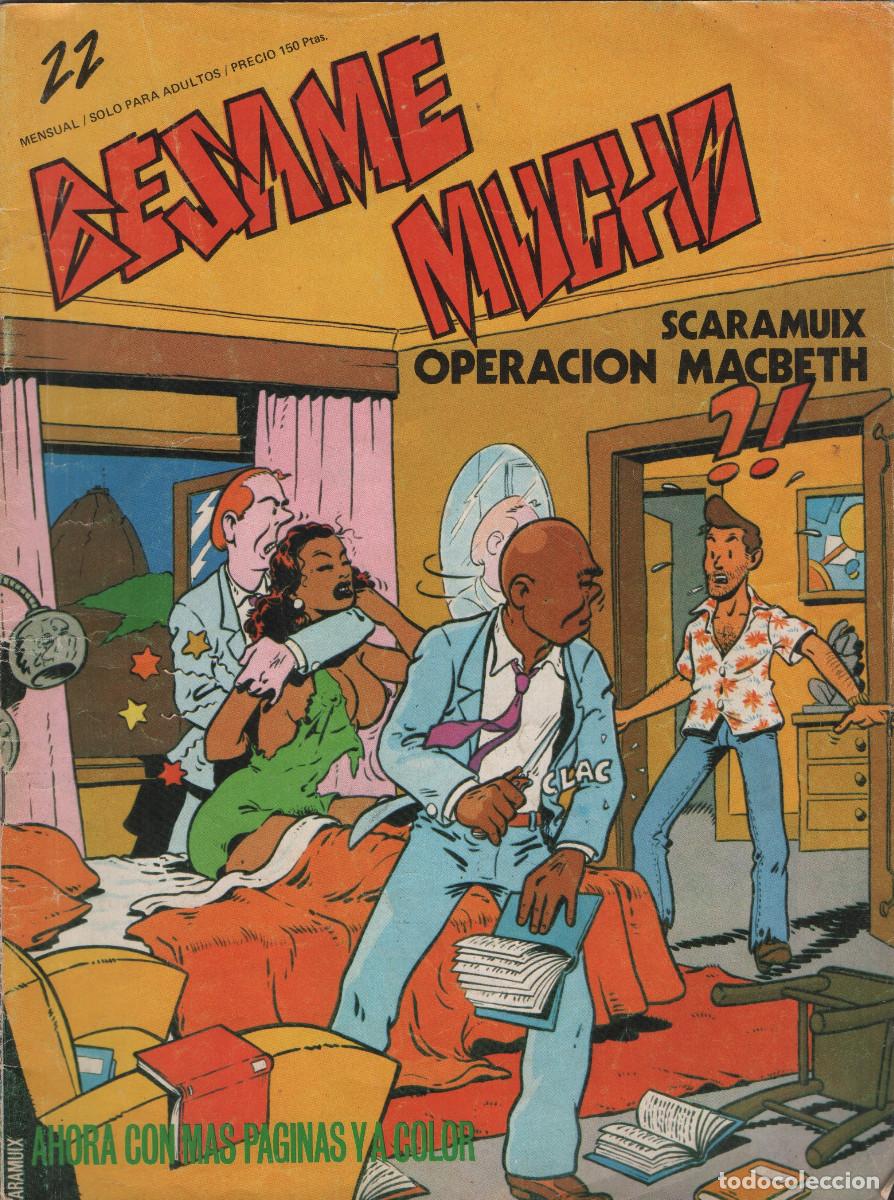 C&oacute;mics: B&eacute;same mucho. N&ordm;22. Scaramuix.Operaci&oacute;n Macbeth. 1982.