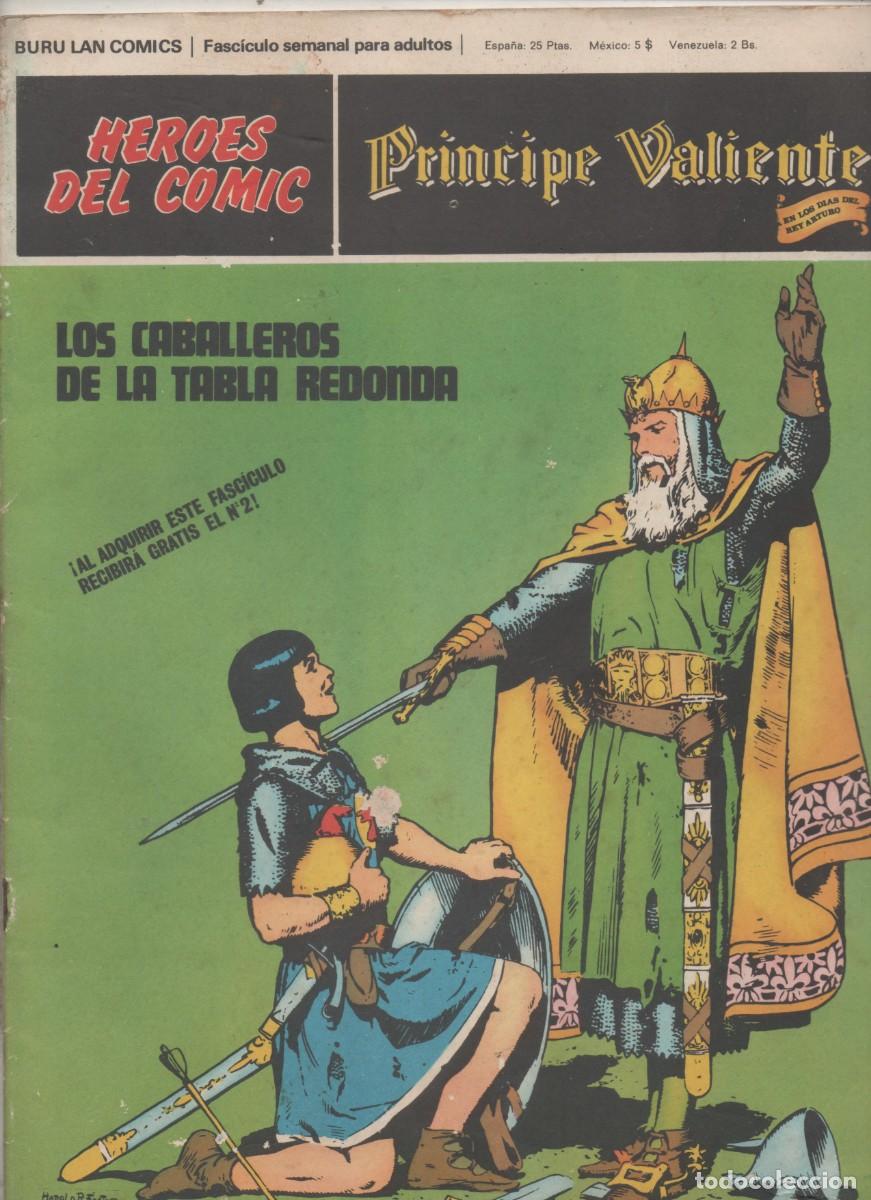 C&oacute;mics: PRINCIPE VALIENTE . HEROES DEL COMIC N&ordm; 1 -D6