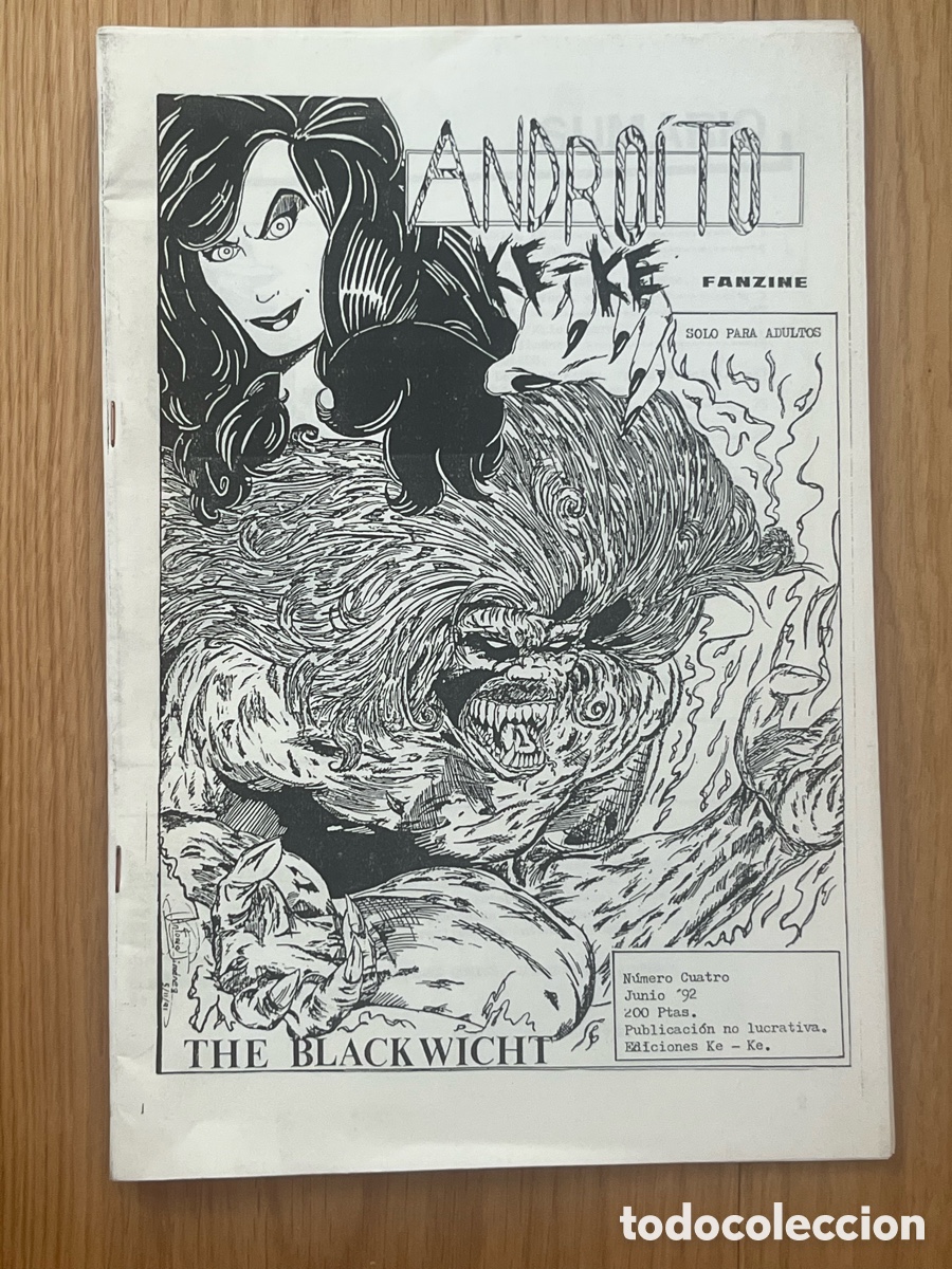 C&oacute;mics: REVISTA FANZINE: ANDRO&Iacute;TO KE KE N&ordm;4 JUNIO 92