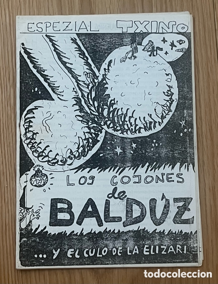 C&oacute;mics: FANZINE: LOS COJONES DE BALD&Uacute;Z Y EL CULO DE LA ELIZARI. ESPEZIAL TXINGO - NAVARRA