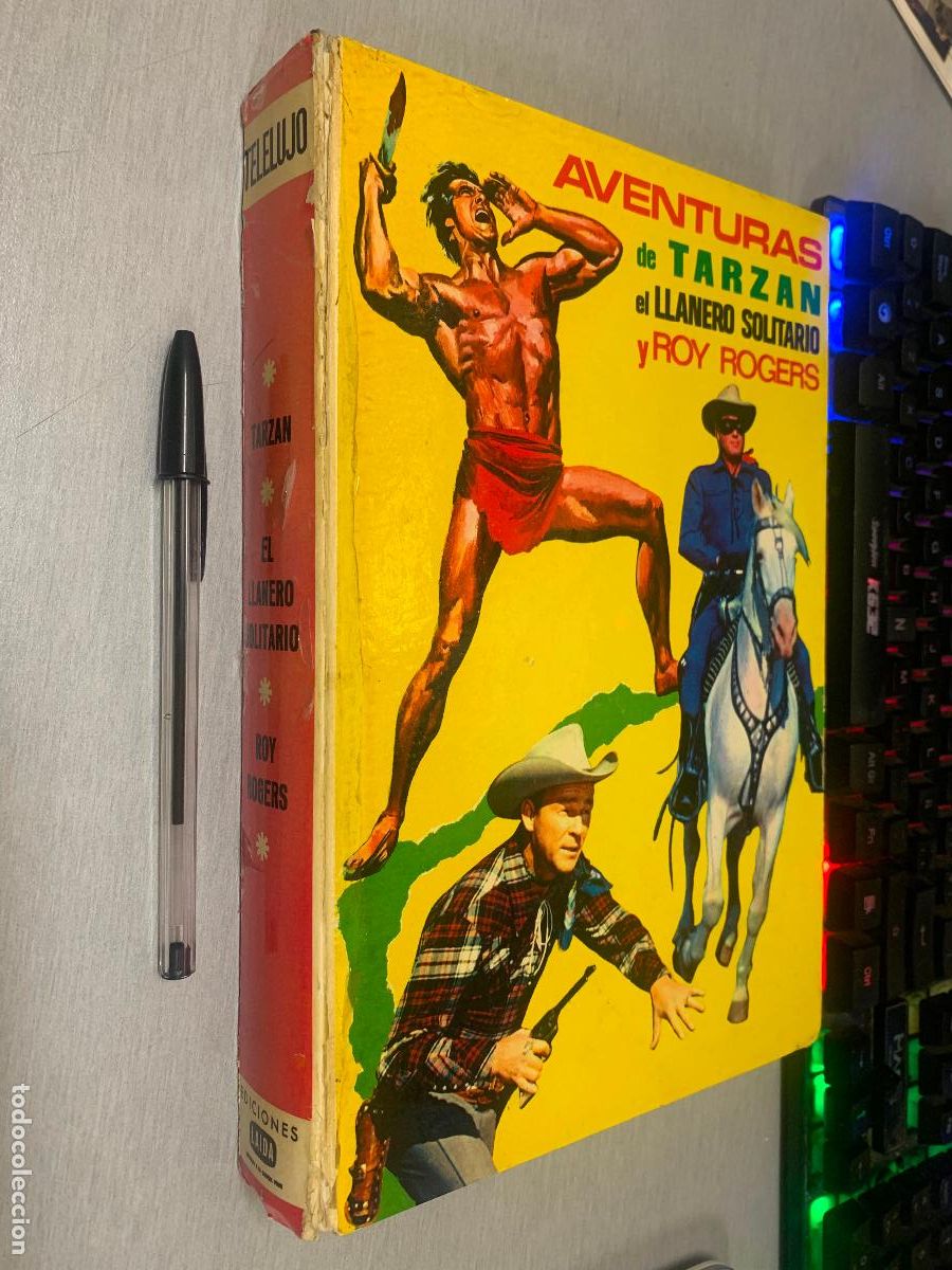 C&oacute;mics: AVENTURAS DE TARZ&Aacute;N, EL LLANERO SOLITARIO Y ROY ROGERS / COLECCI&Oacute;N TELELUJO - EDICIONES LAIDA 1969