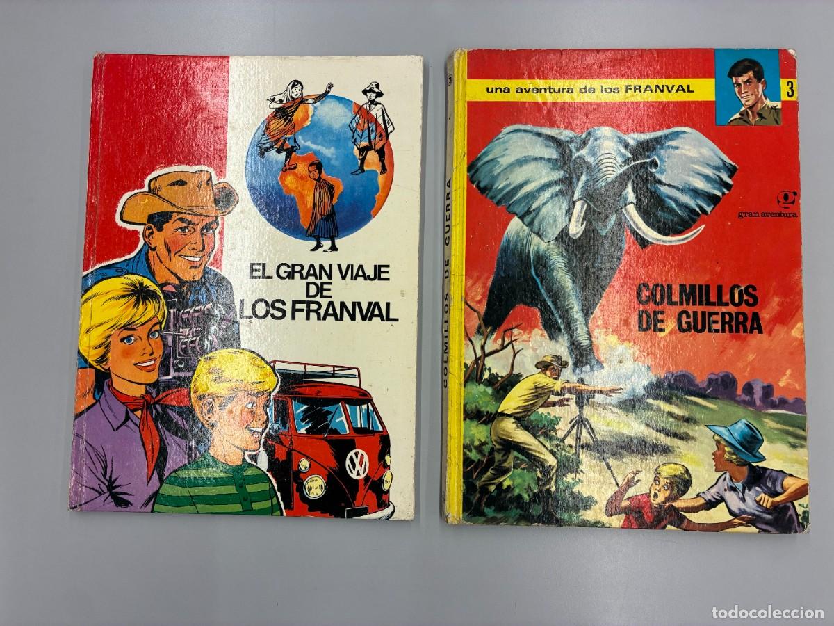 C&oacute;mics: LOS FRANVAL, LOTE DE 2 LIBROS: EL GRAN VIAJE DE LOS FRANVAL Y COLMILLOS DE GUERRA. JAIMES LIBROS.