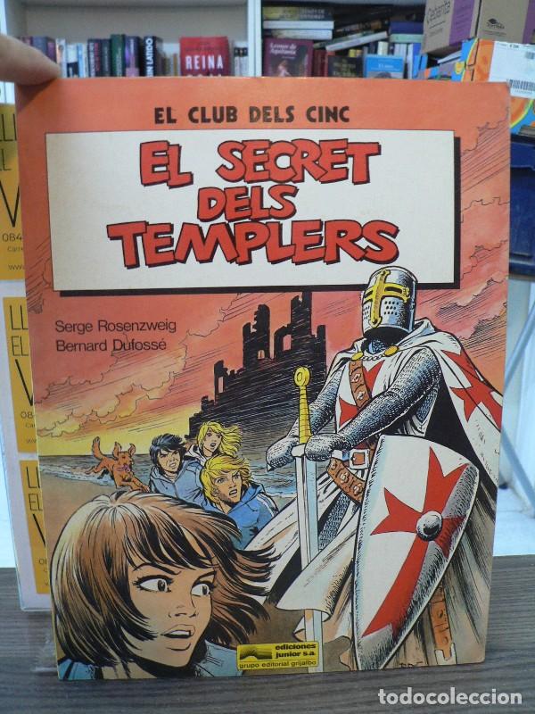 C&oacute;mics: El Secret dels Templers - Bernard Dufoss&eacute; - Grijalbo Mondadori, S.a. - Junior - El Club dels Cinc