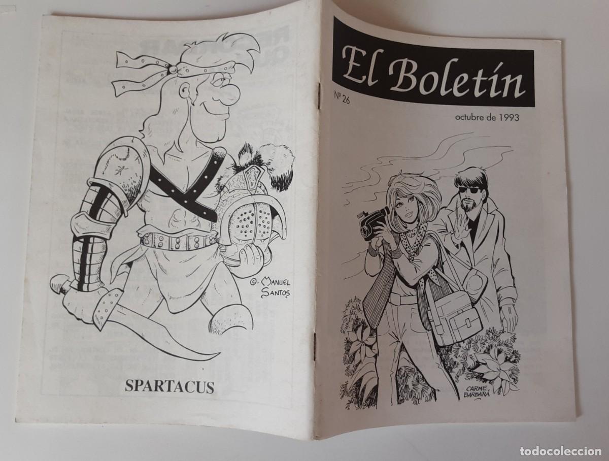 C&oacute;mics: EL BOLET&Iacute;N N&Uacute;MERO 26, OCTUBRE 1993, PORTADA ILUSTRACI&Oacute;N DE CARME BARBAR&Aacute;.