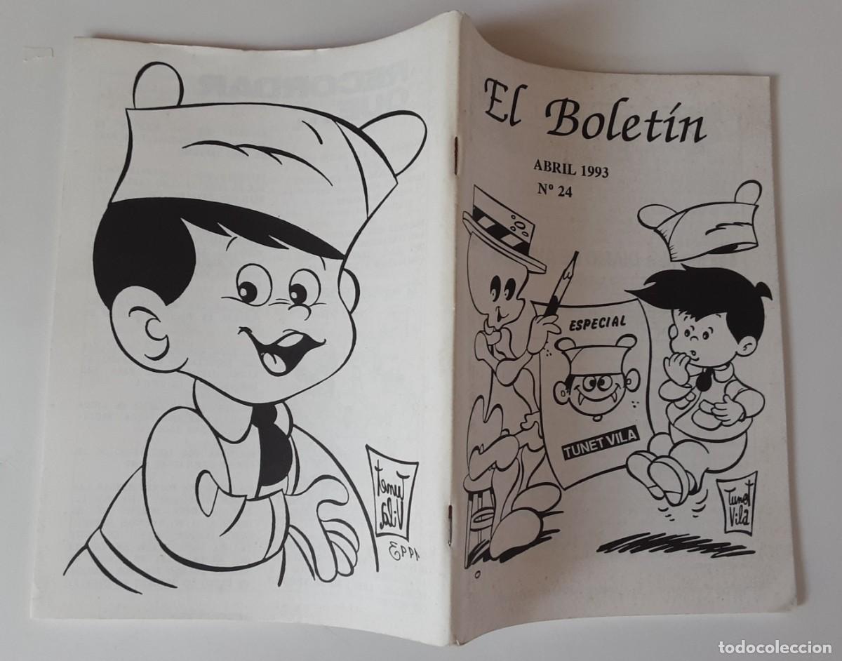 C&oacute;mics: EL BOLET&Iacute;N N&Uacute;MERO 24, ABRIL 1993, PORTADA ILUSTRACI&Oacute;N DE TUNET VILA.
