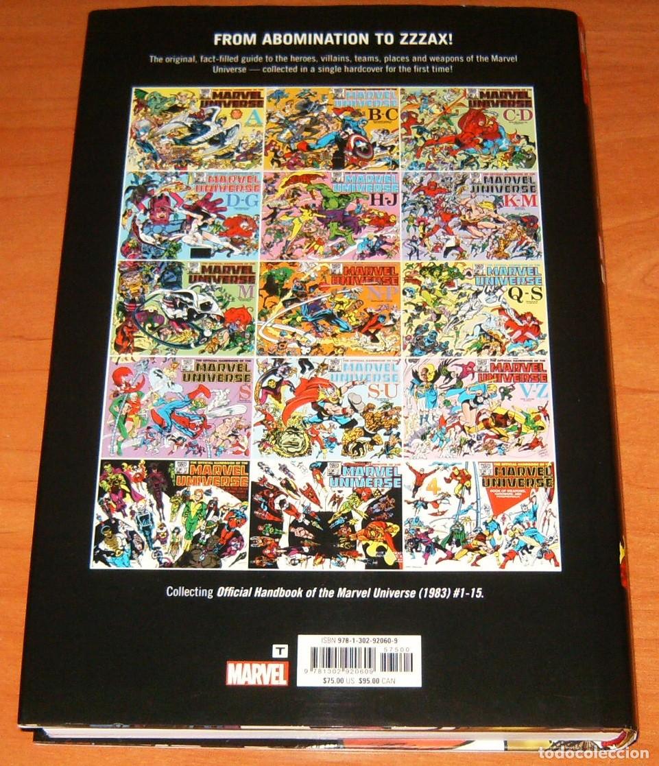 C&oacute;mics: Official Handbook of the Marvel Universe . EN INGL&Eacute;S - Foto 6