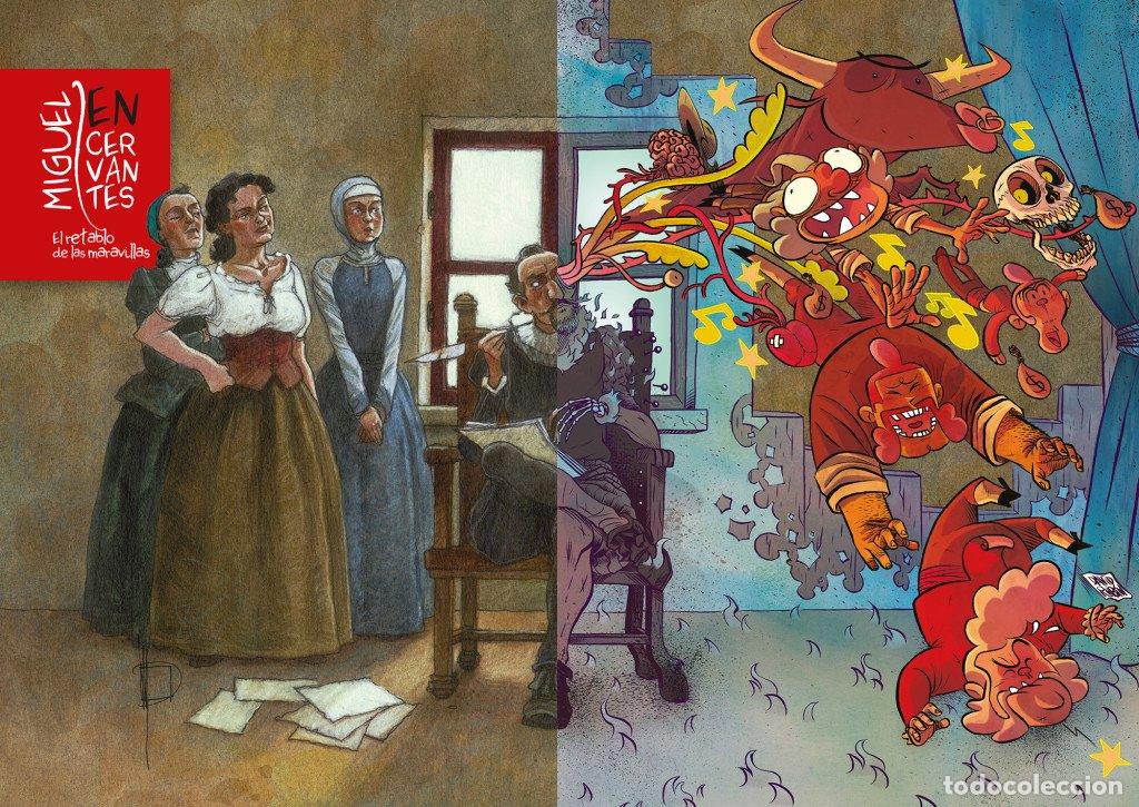 C&oacute;mics: Miguel en Cervantes. el Retablo de las Maravillas - David Rub&eacute;n y Miguelanxo Prado - Astiberri